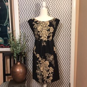 J Crew Embroidered Navy Dress, 4
